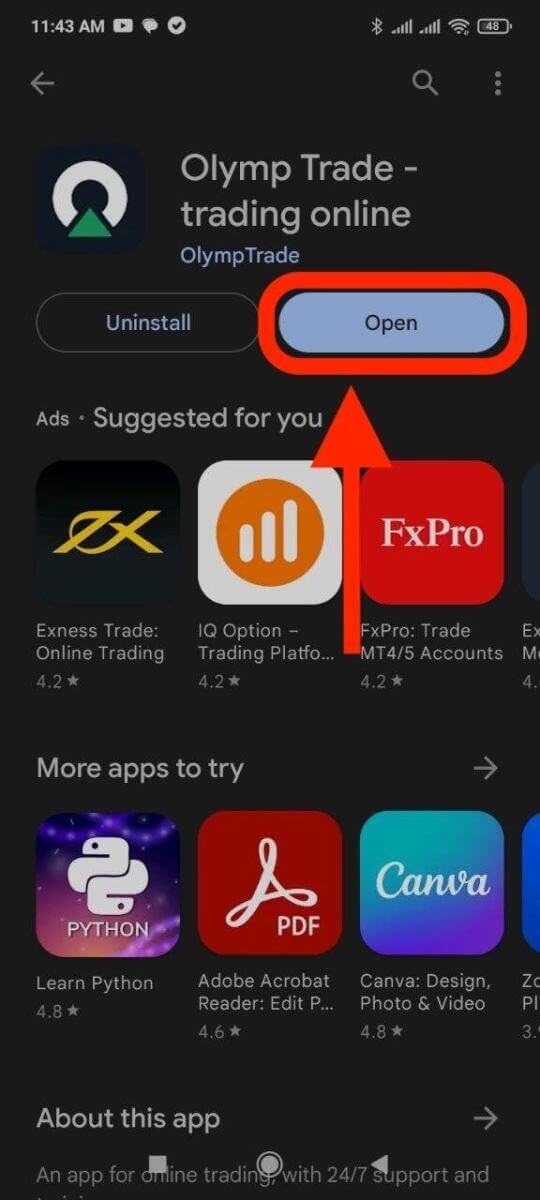 trading olymp trade
